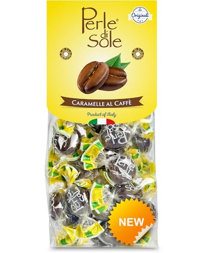 Perle di Sole Neapolitan Coffee Hard Candy (5.3 oz / 150g)