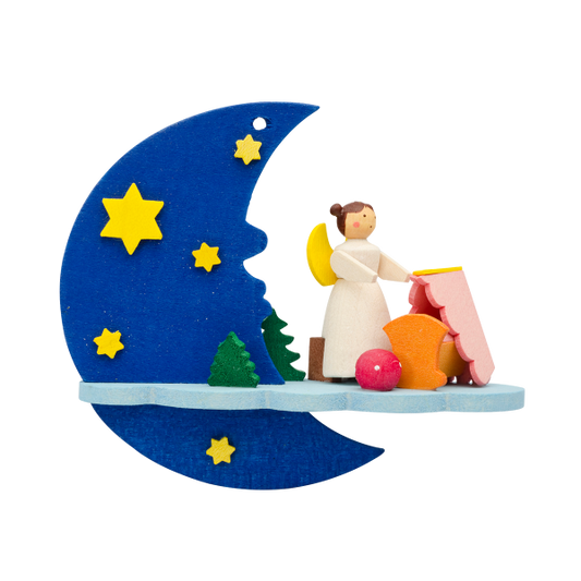 Angels by Moonlight - Baby Lullaby - Christmas tree decoration