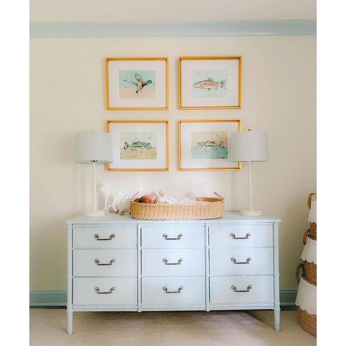 Southern Raised Mallard Fish Deer Turkey Fine Art Print