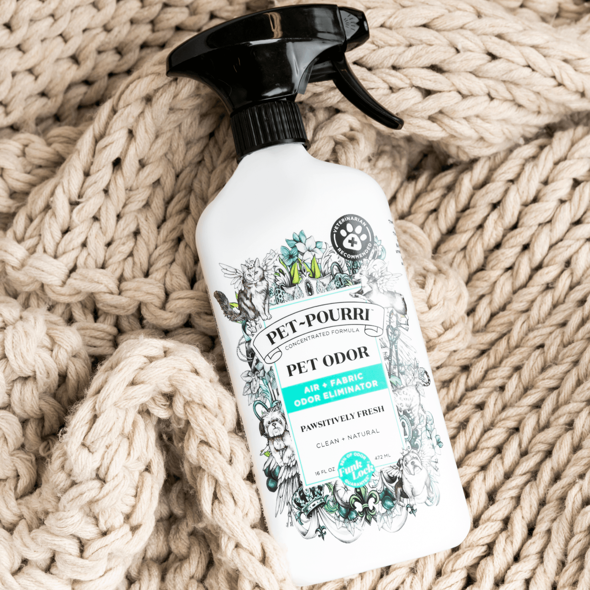 Pet~Pourri Pawsitively Fresh Air+Fabric Odor Refresher 16oz