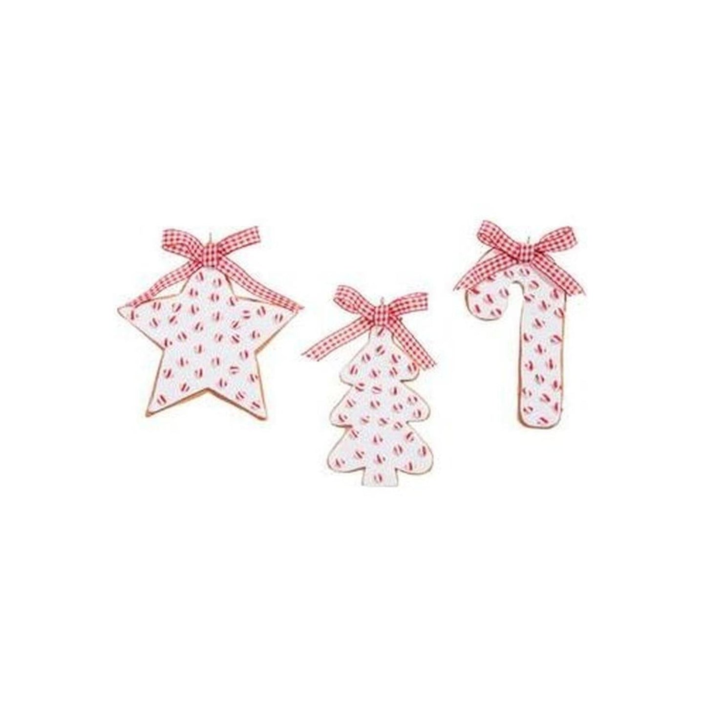 4.5" Peppermint Sprinkles Cookie Ornament
