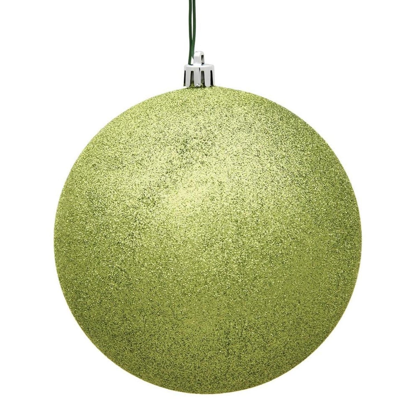 4.75in Lime Green Christmas Ornament Assortment (Set of 4)