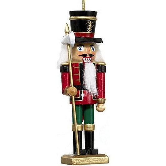 5" Classic Wooden Nutcracker Ornament