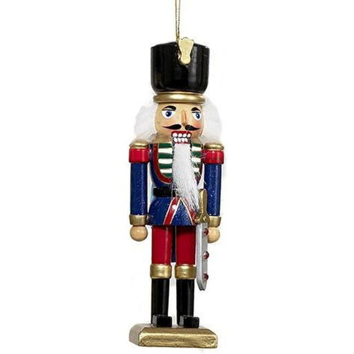 5" Classic Wooden Nutcracker Ornament