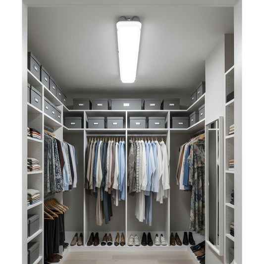 50"W Linear Vapor Tight 1-Light Integrated LED Light LightStrip Light Fixture by RP Lighting