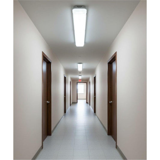 50"w Linear Vapor Tight 1-Light Integrated LED Light Strip [6 PACK] by RP Lighting