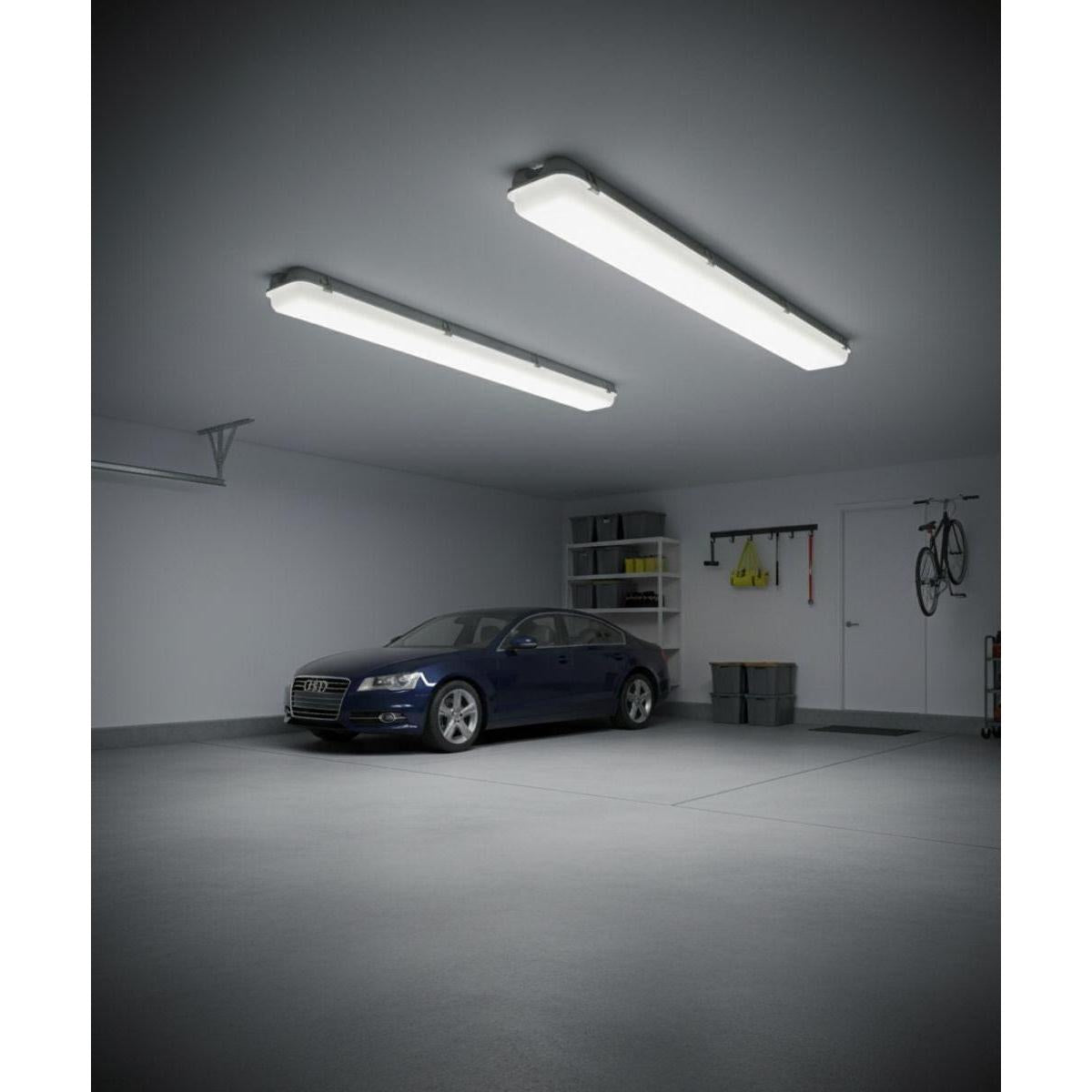50"w Linear Vapor Tight 1-Light Integrated LED Light Strip [6 PACK] by RP Lighting