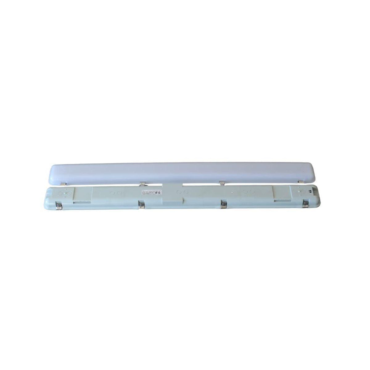 50"w Linear Vapor Tight 1-Light Integrated LED Light Strip [6 PACK] by RP Lighting