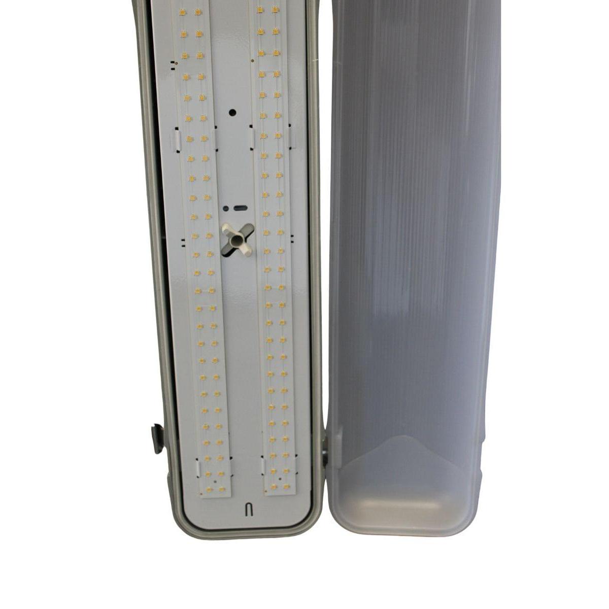 50"w Linear Vapor Tight 1-Light Integrated LED Light Strip [6 PACK] by RP Lighting