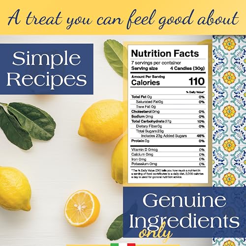 Perle di Sole Lemon Drops — Amalfi Coast IGP Hard Candy (7 oz / 200g)