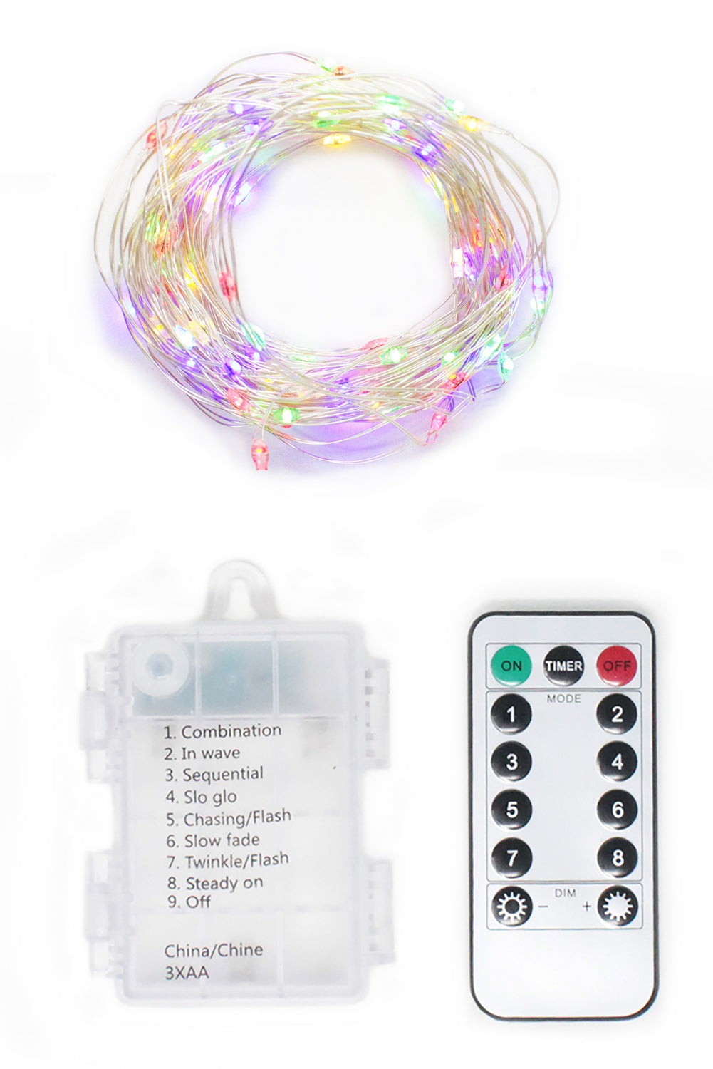 100 LED String Light Battery Operated with Remote