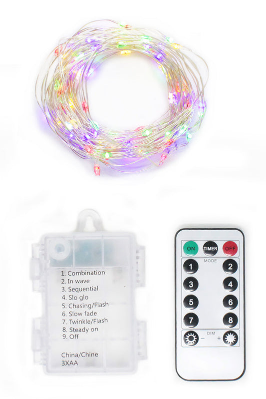 100 LED String Light Battery Operated with Remote