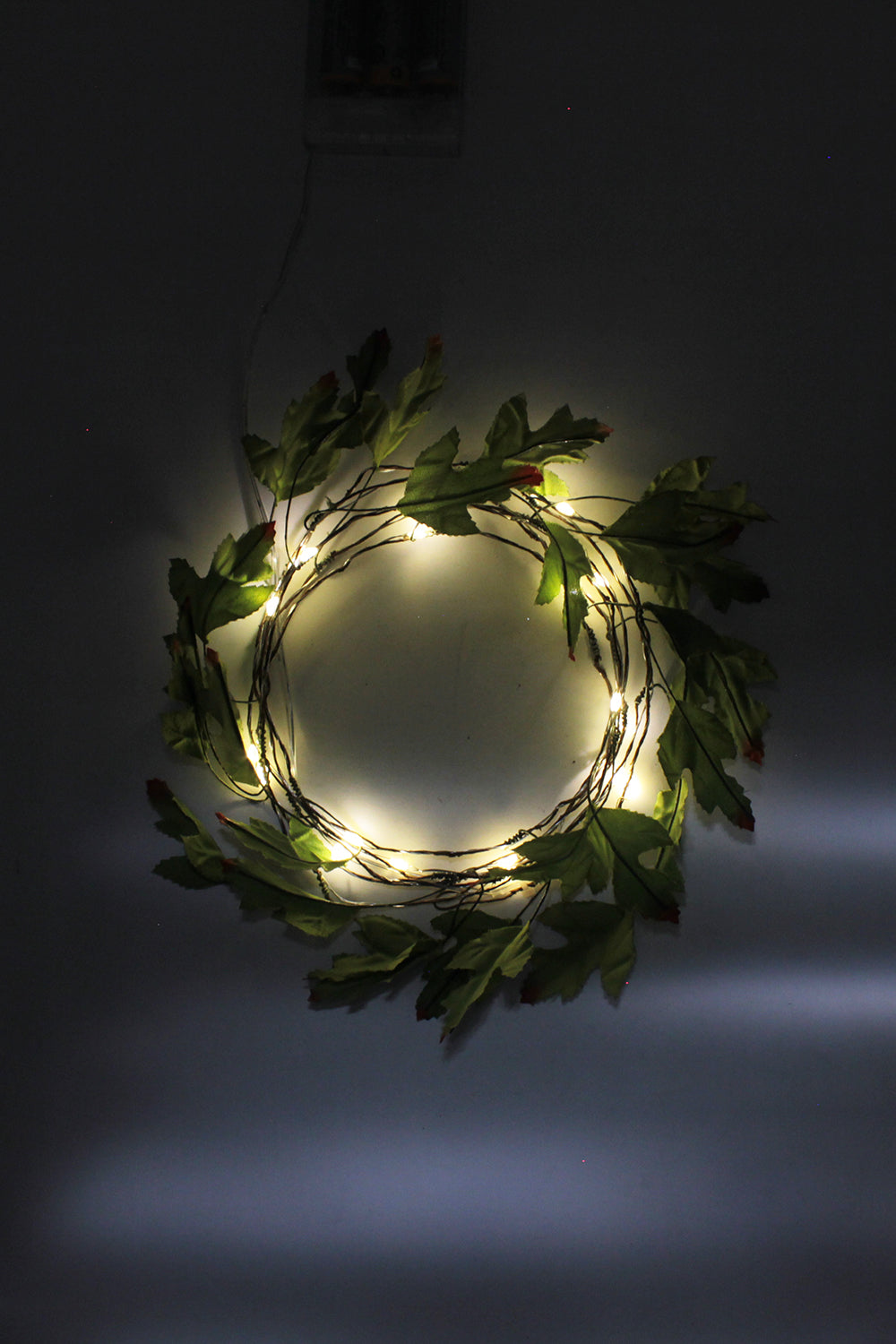 Gold Iridescent Glitter Fern Fairy Light 20 LED