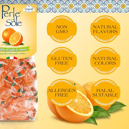 Perle di Sole Sorrento Orange Jellies — Italian Gelée (7 oz / 200g)