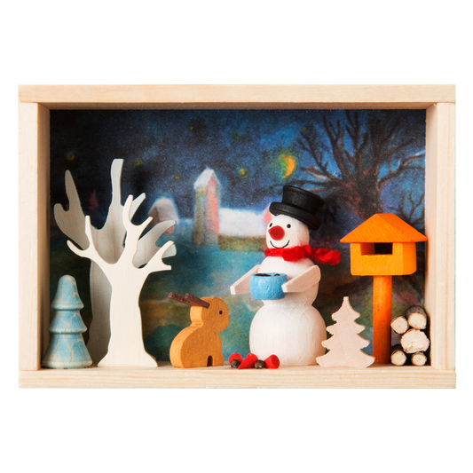 Congratulations box - Snowman Forest