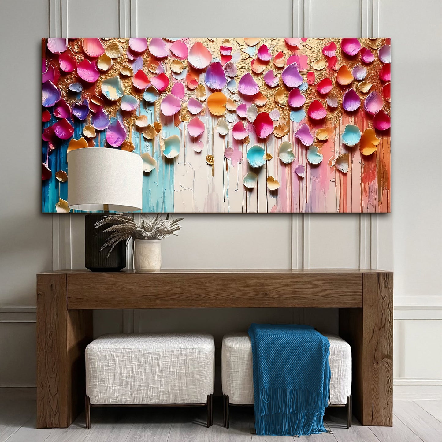 Vibrant Petals Wall Art