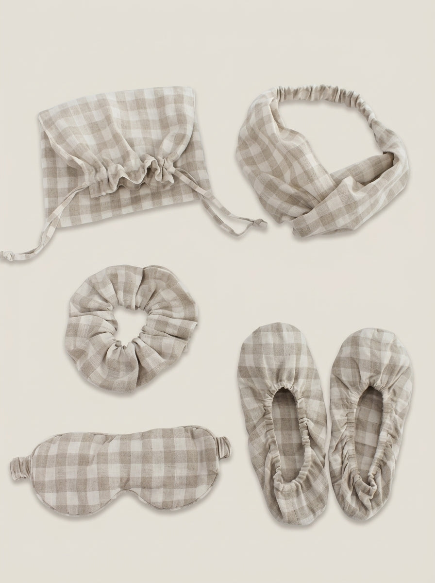 Linen Sleep and Travel Comfort Set