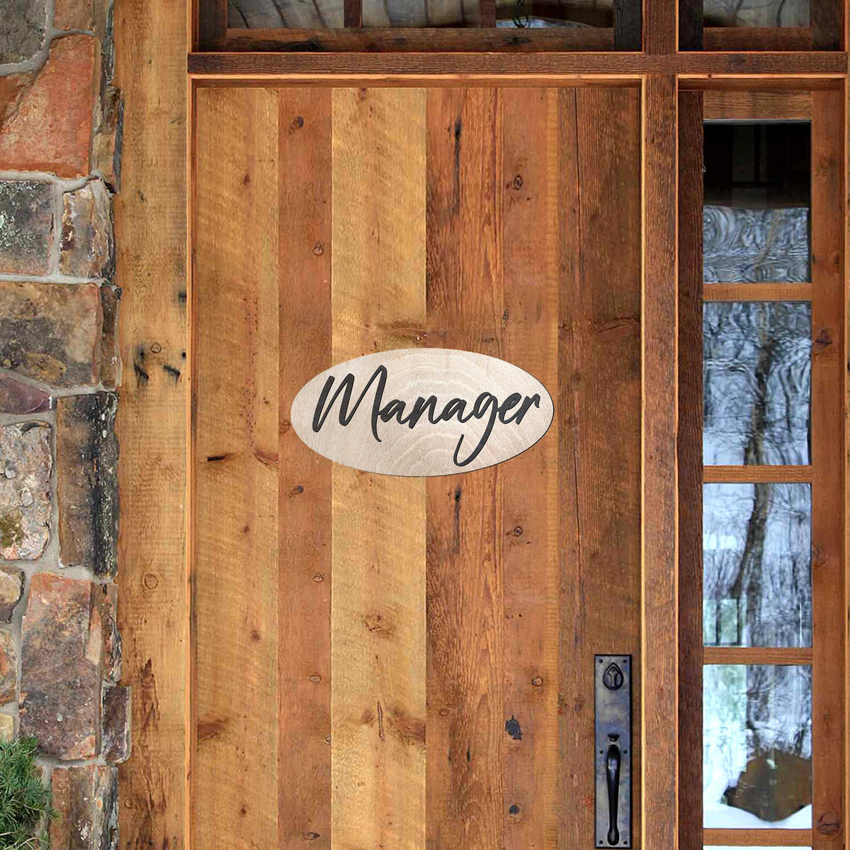 Manager Sign, wood sign, Office sign, Handmade in the USA Sign, Sings for business - 320318