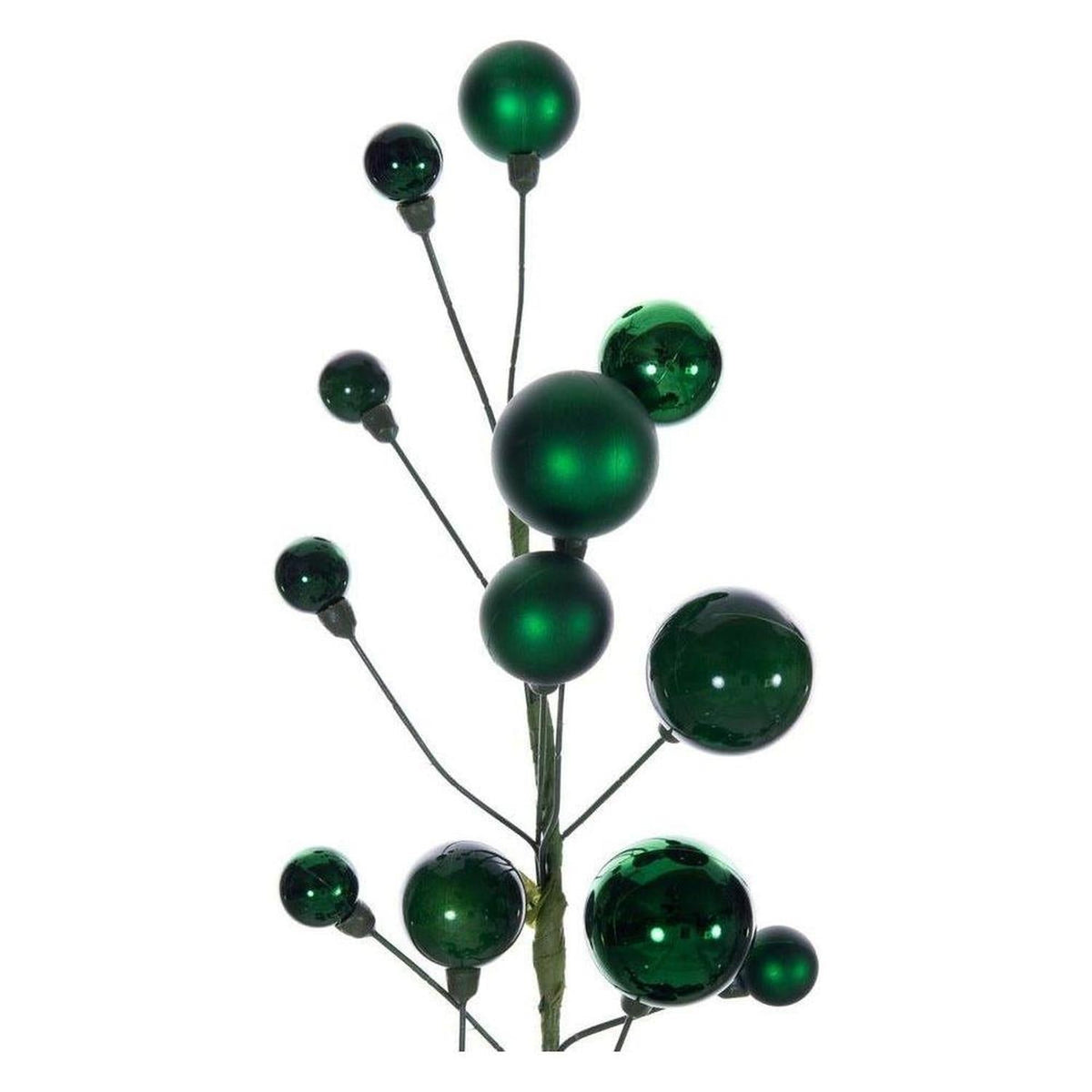 6' Ball Branch Garland: Green