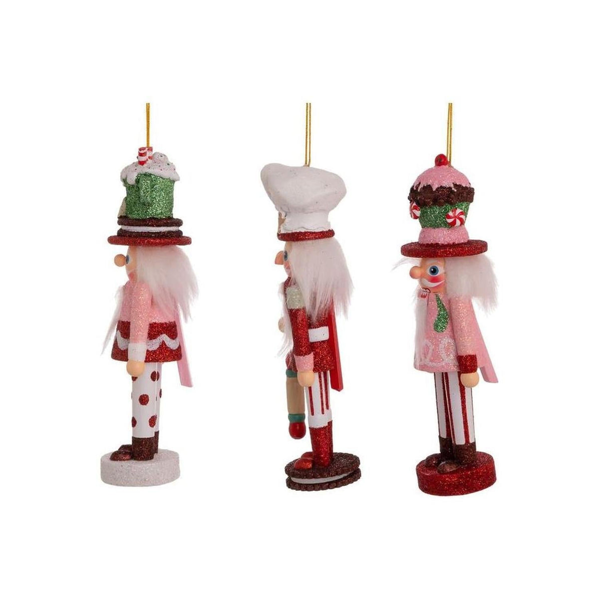 6" Hollywood Nutcrackers™ Cake, Cocoa and Gingerbread