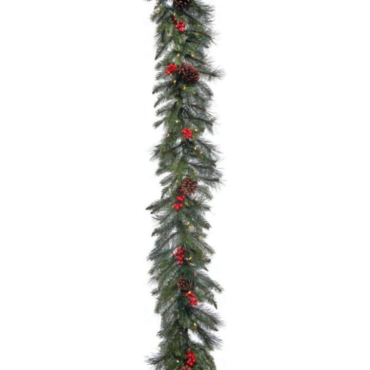 6' LED Forest Berry Fir Garland
