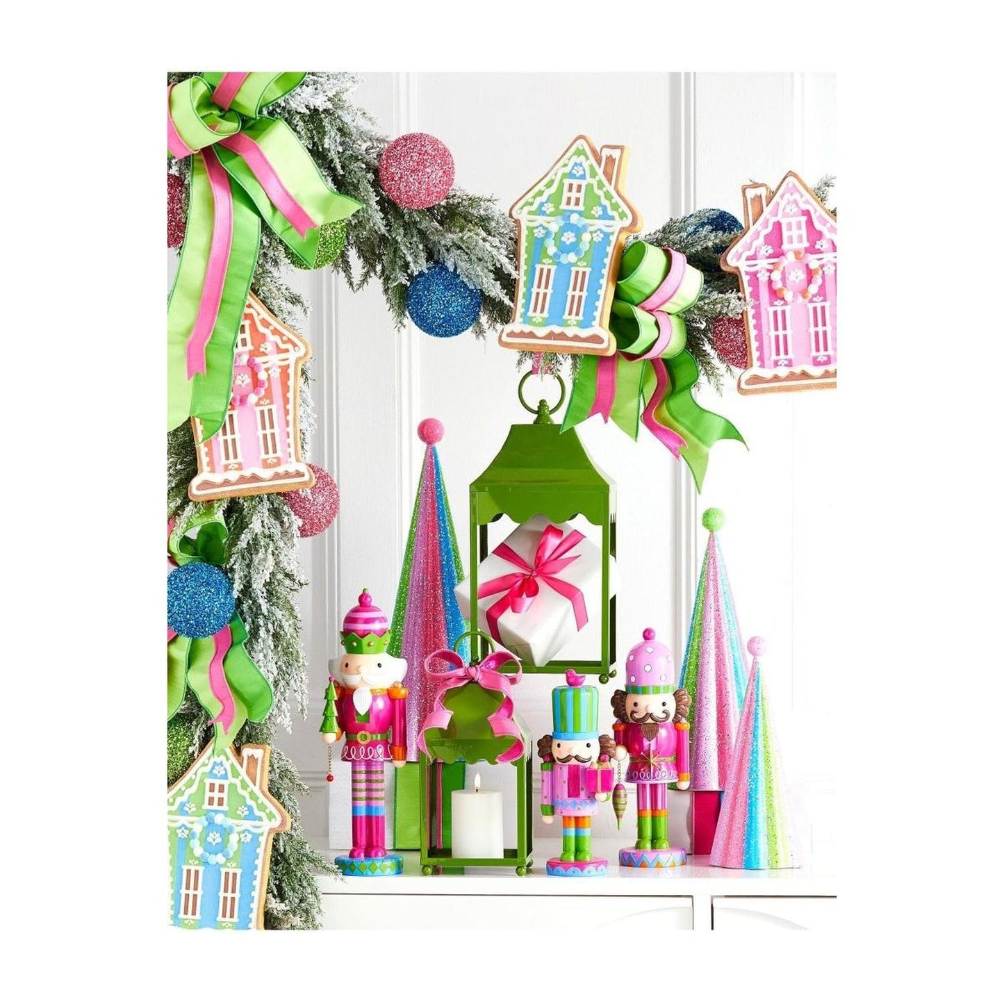 6" Vivid Jolly Gingerbread House Ornament