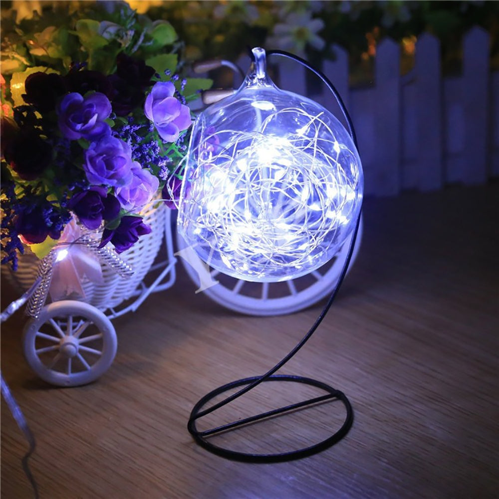 Silver Copper Fairy Lights with Timer