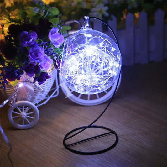 Silver Copper Fairy Lights with Timer