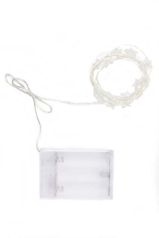 Flashing Rainbow Star String Lights - Battery Operated