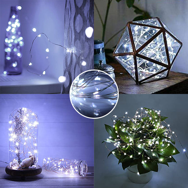a collage of lights