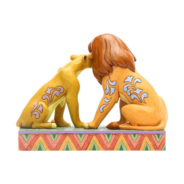 Jim Shore LION KING Simba & Nala Snuggling "Savannah Sweethearts" Disney Traditions Figurine