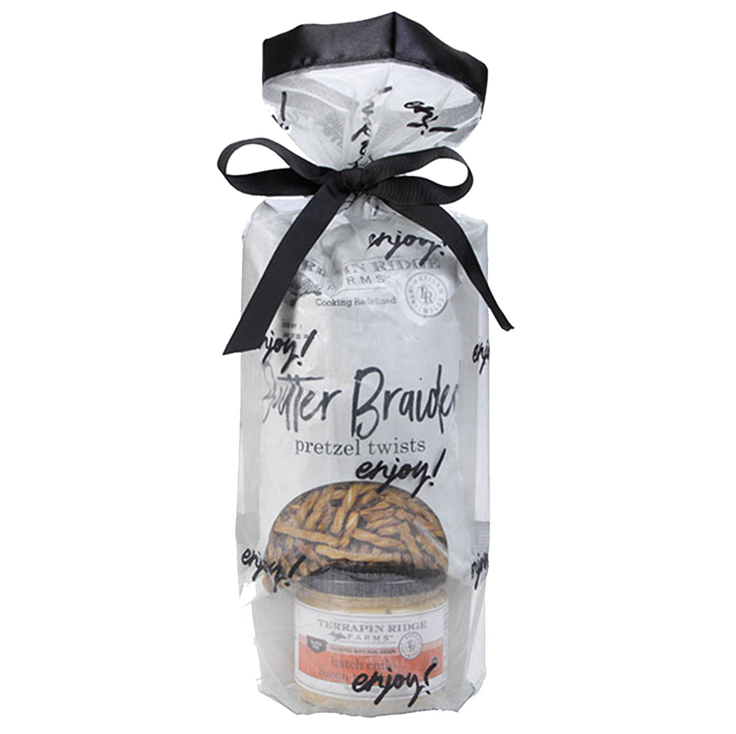 Everyday Grab and Go Giftset with Hatch Chile Cream Cheese Dip and Butter Braided Pretzels