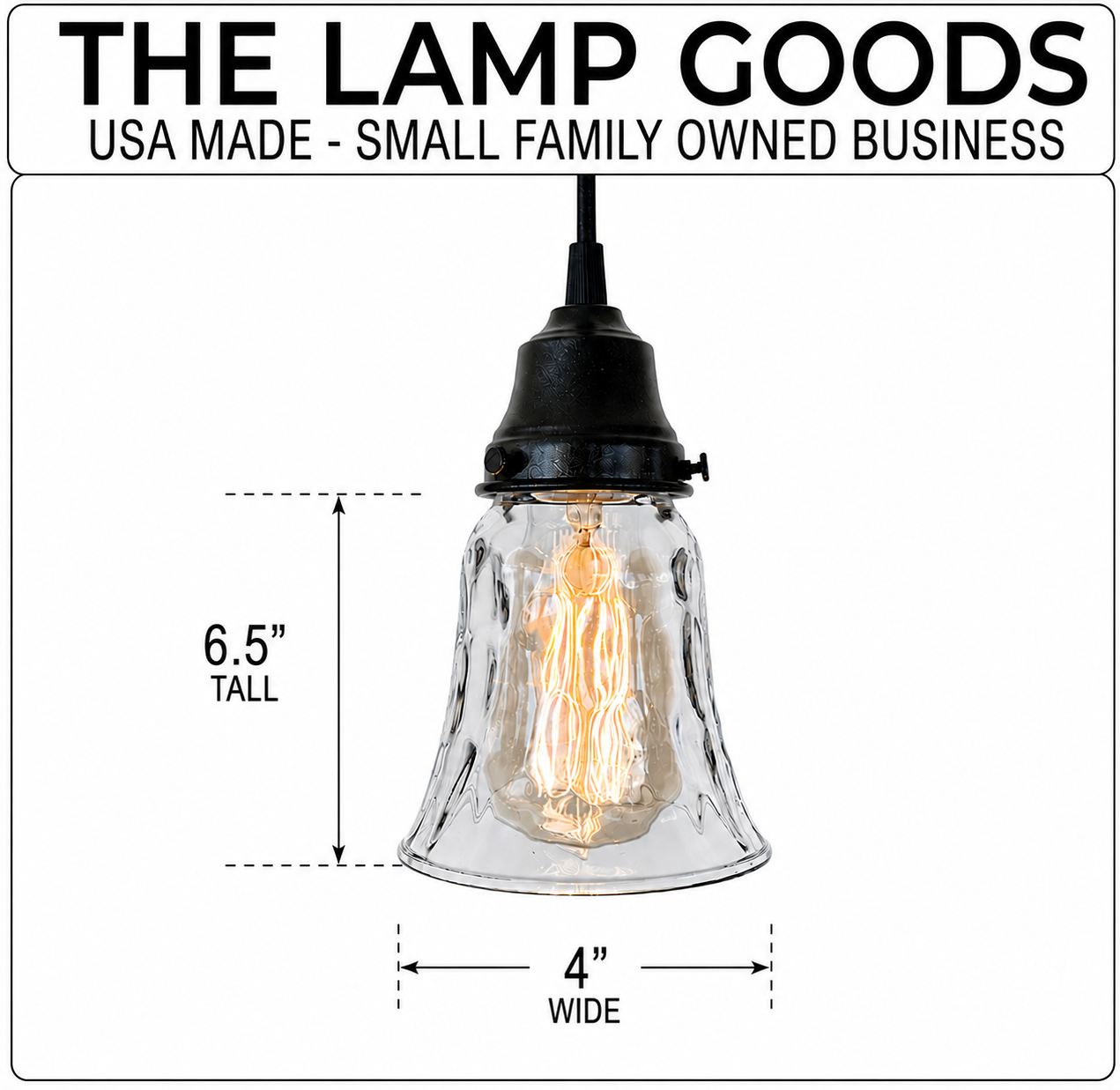 Pebble Glass Pendant Light Fixture