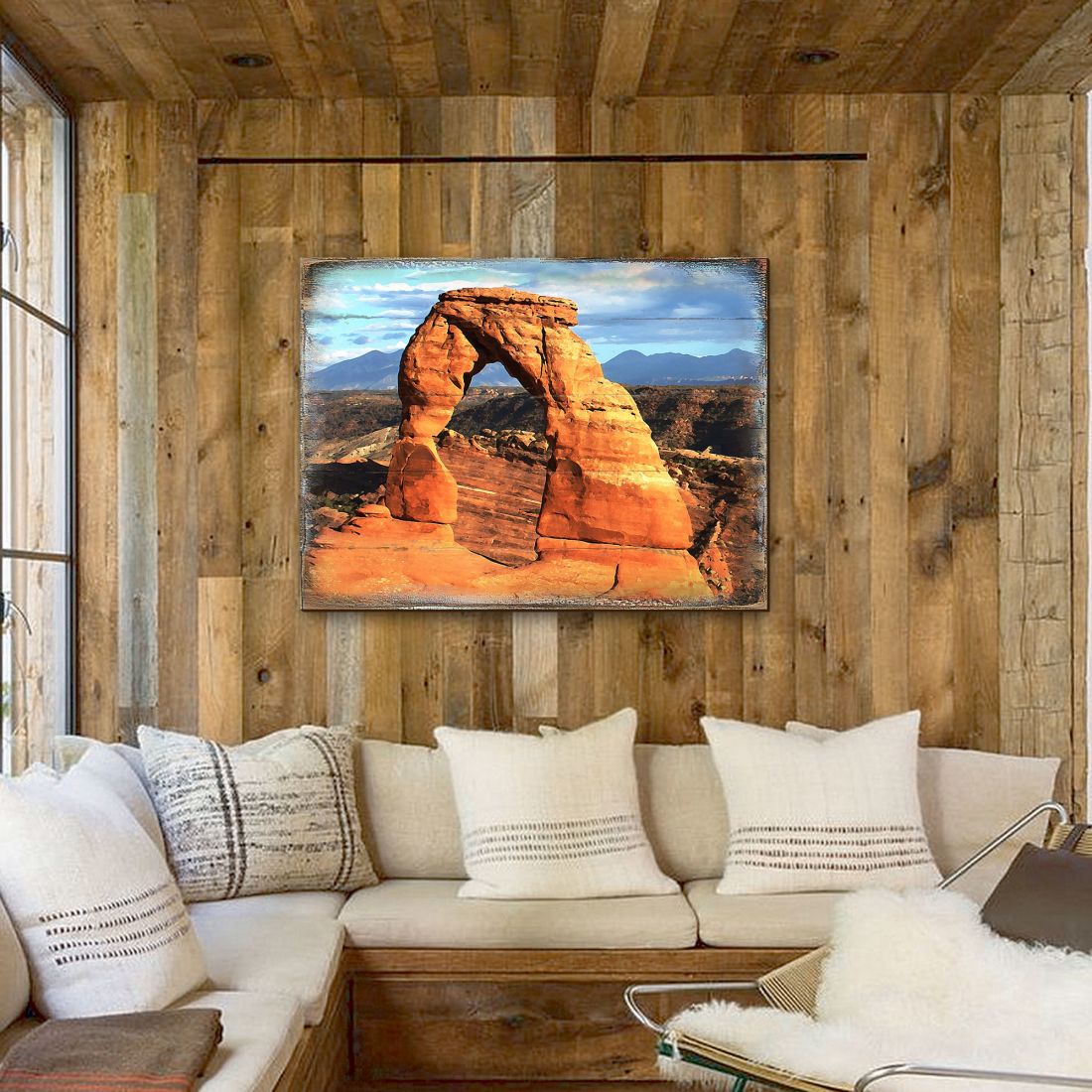 Grand Canyon Art Wooden Wall Art by Nature Wonders - Nature Wildlife Decor  - 95280B