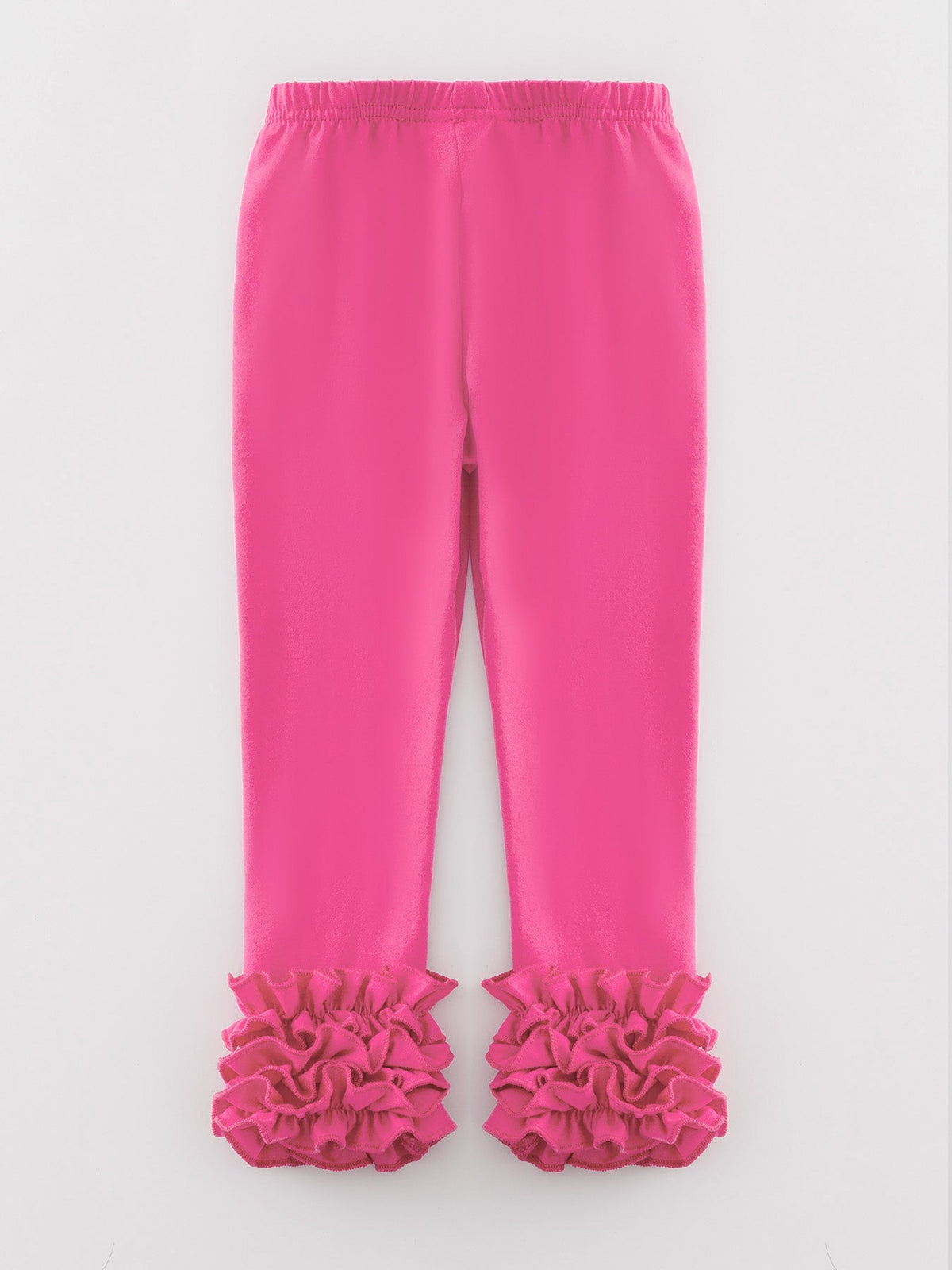 Milk Silk Ruffled Hot Pink Icing Legging