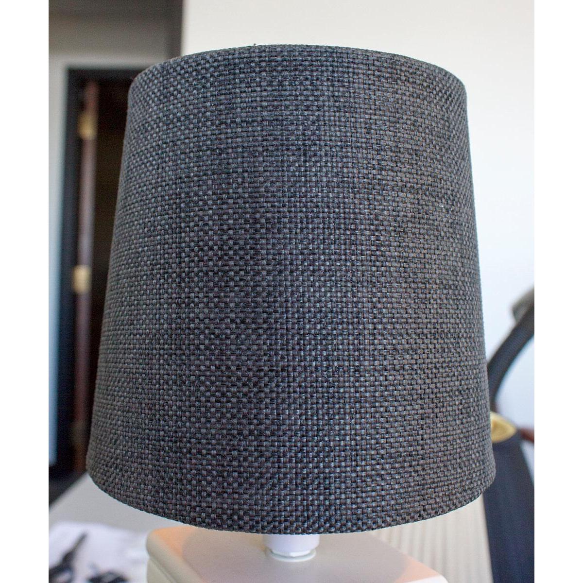 a lamp shade on a table