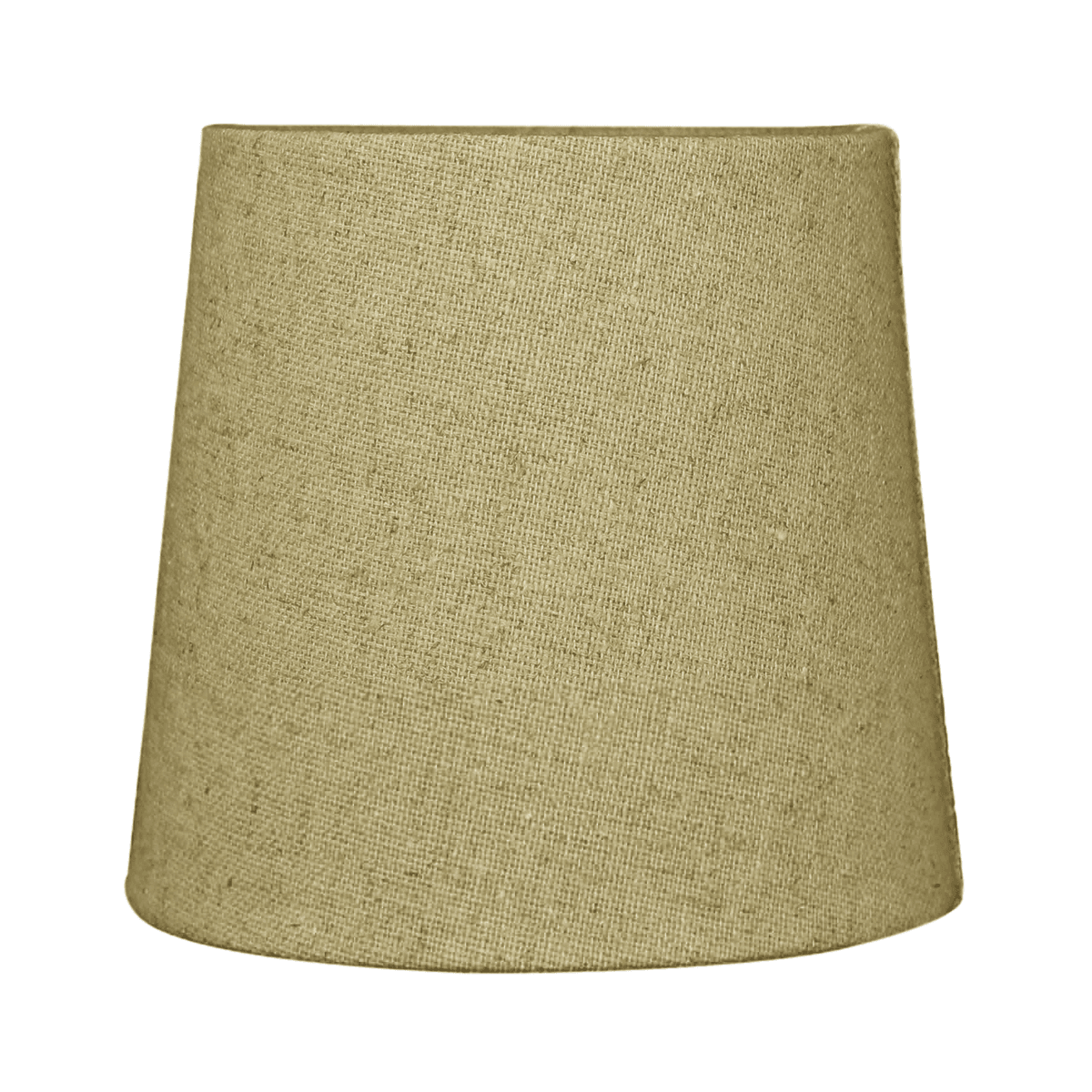 6"W x 5"H Set of 6 Sand Linen Drum Chandelier Clip-On Lampshade