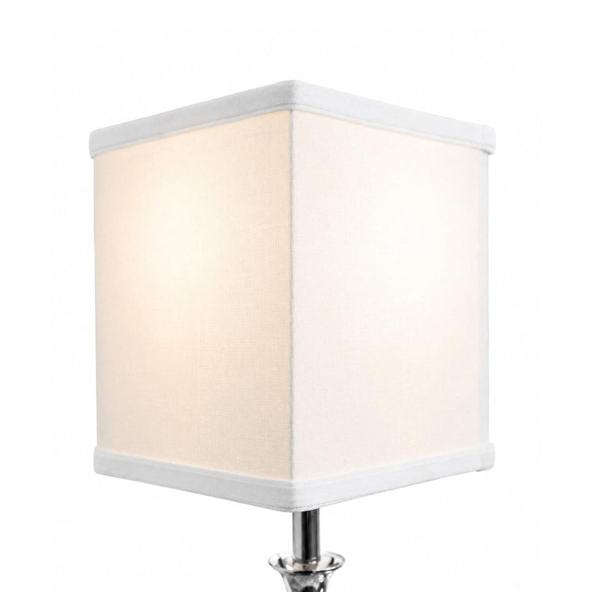6"W x 7"H Rectangular Drum Lampshade White