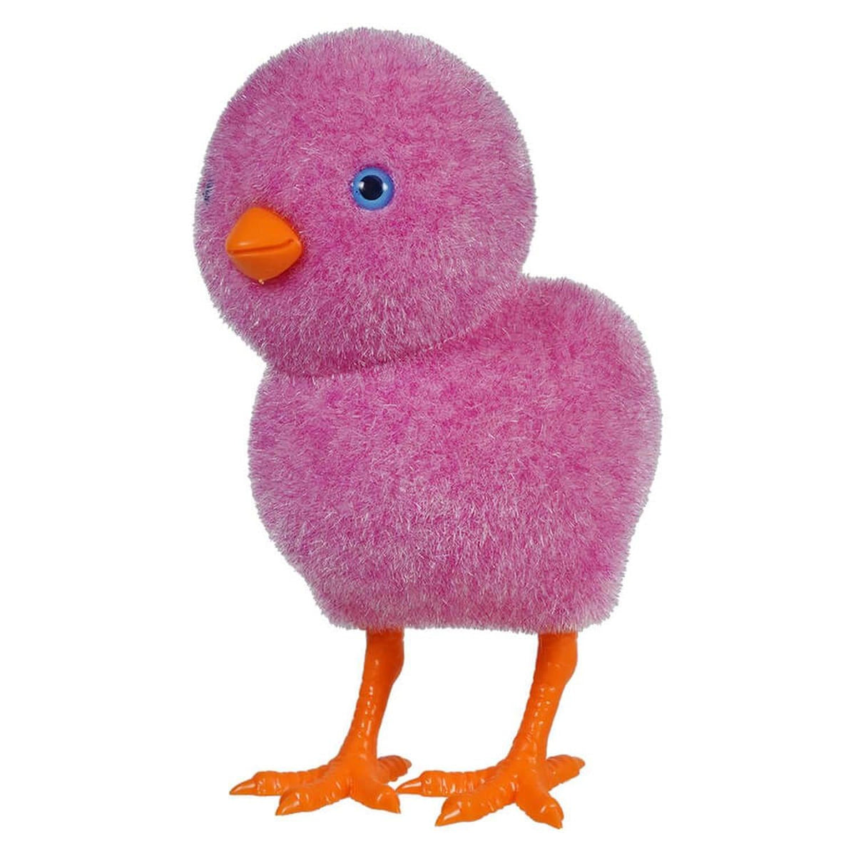 6.5" Flocked Baby Chick (Assorted Colors)