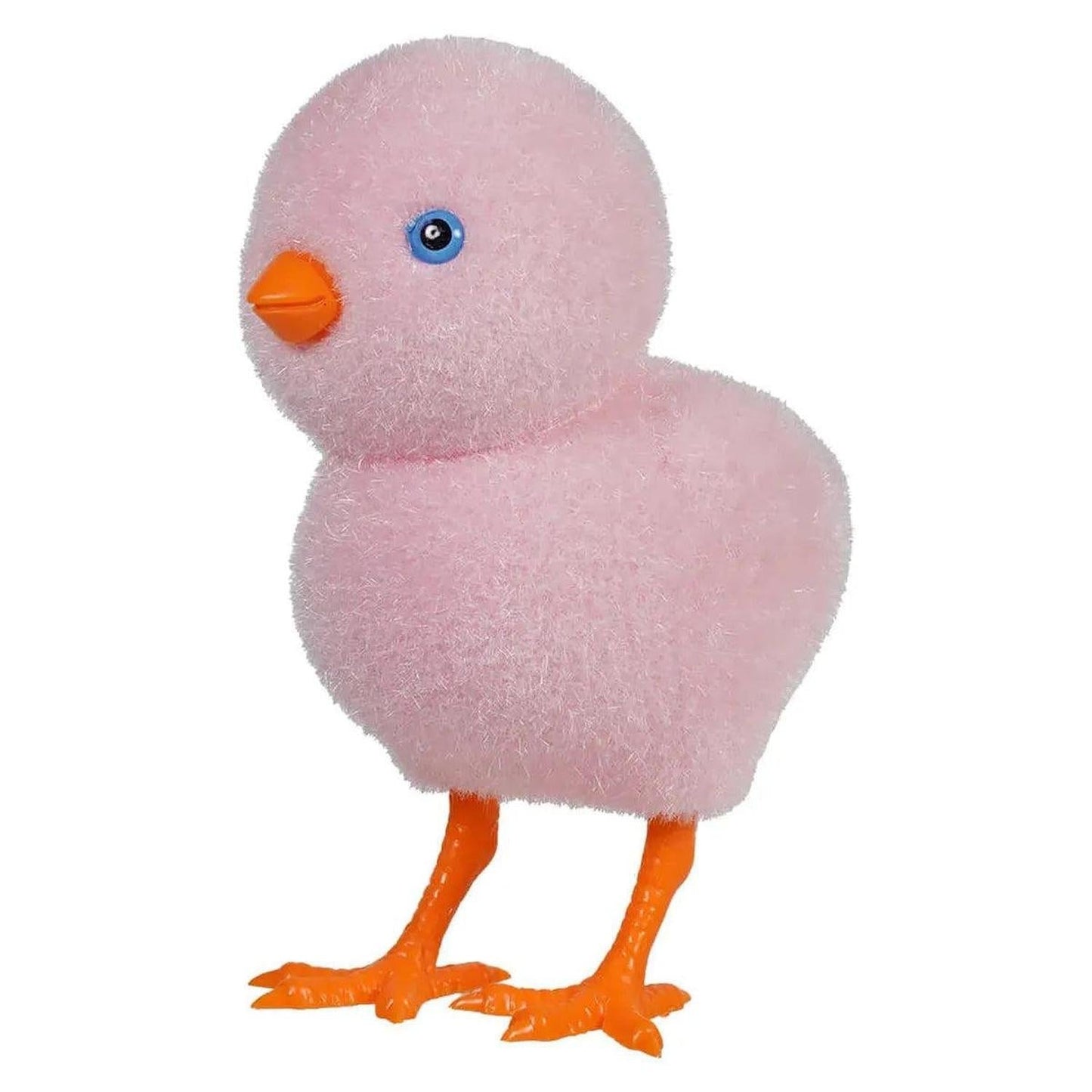 6.5" Flocked Baby Chick (Assorted Colors)