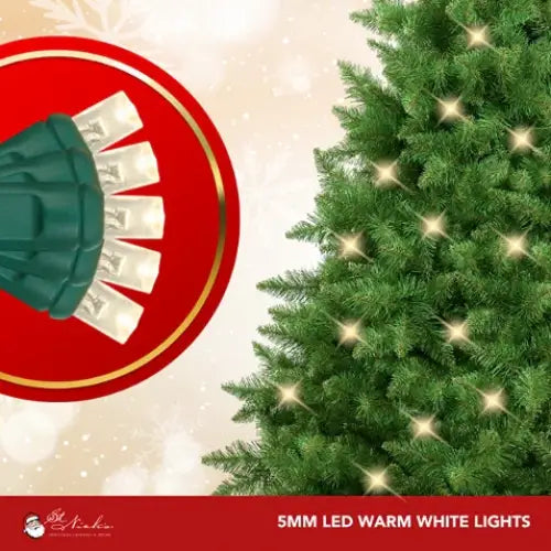 a christmas tree with lights