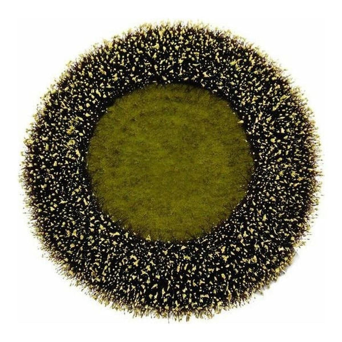 7" Sunflower Flower Center: Yellow/Black