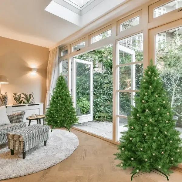 7.5 FT Green PVC Artificial Christmas Tree