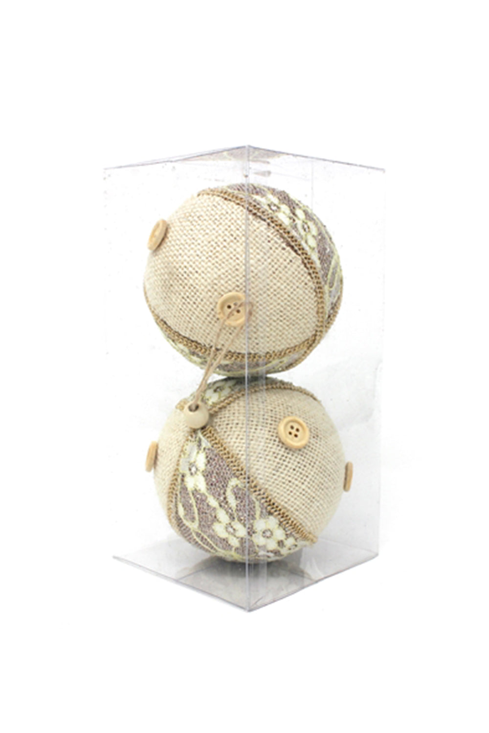 two balls in a plastic box