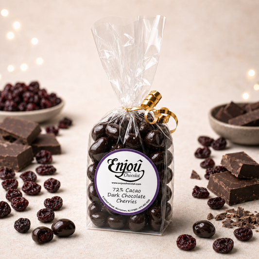 72% High Cocoa Dark Chocolate Cherries.
