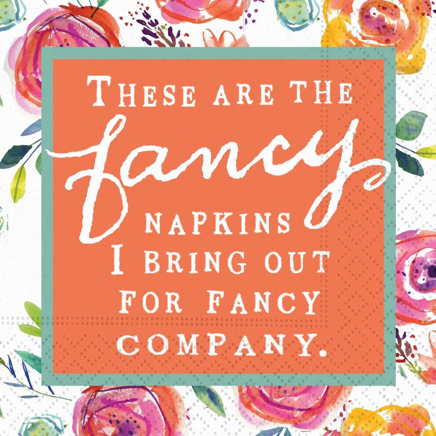 Fancy Company Beverage Napkin