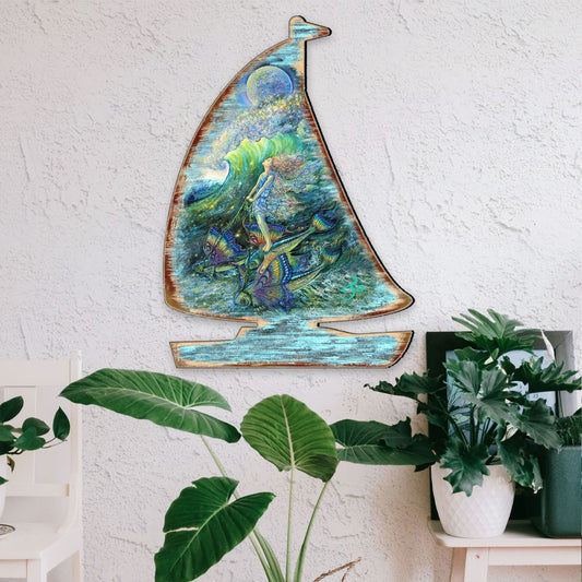 Surfers Dream Coastal Outdoor Decor by Josephine Wall - Coastal Sea-Life Decor - 8472103F-JW