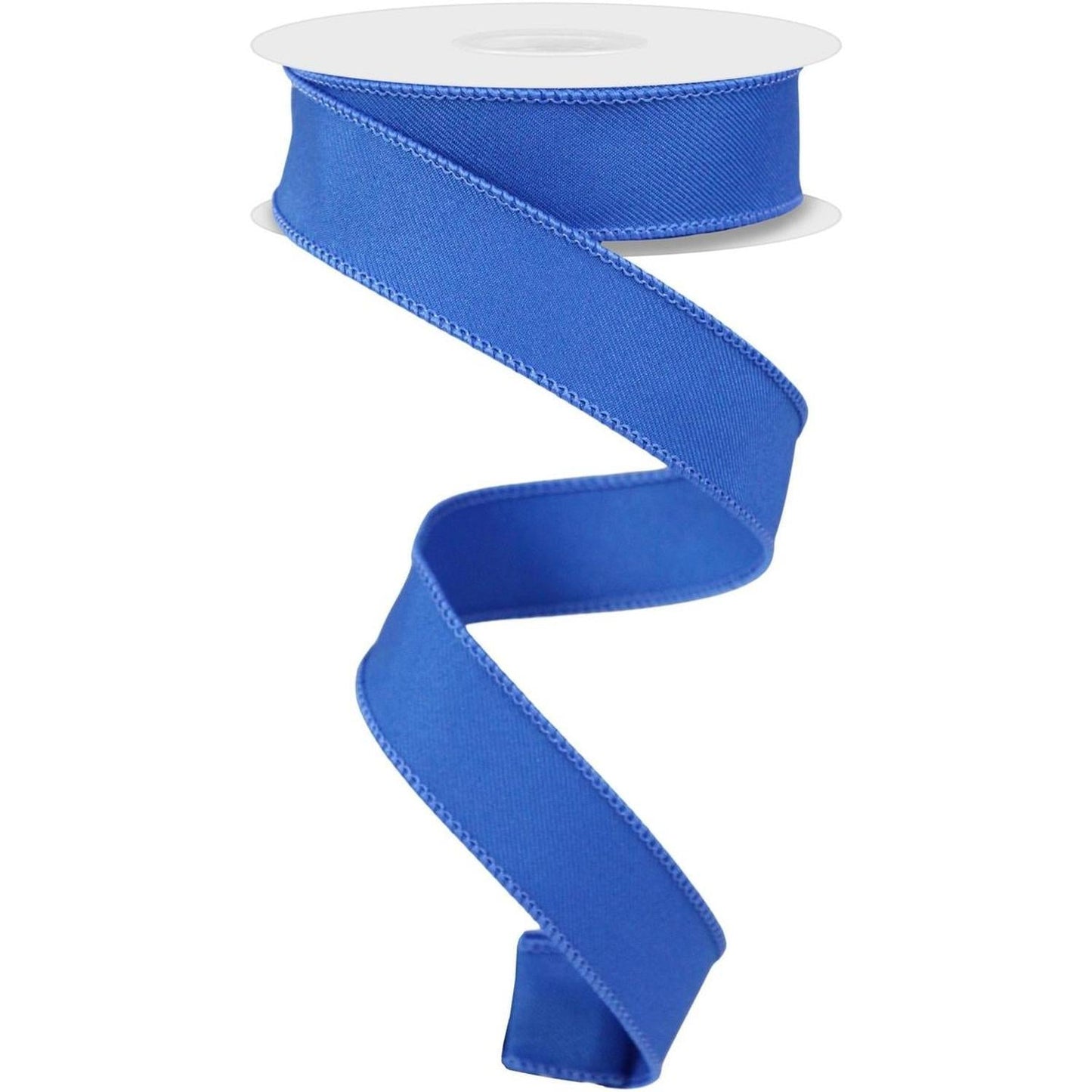 7/8" Diagonal Weave Ribbon: Royal Blue (10 Yards)