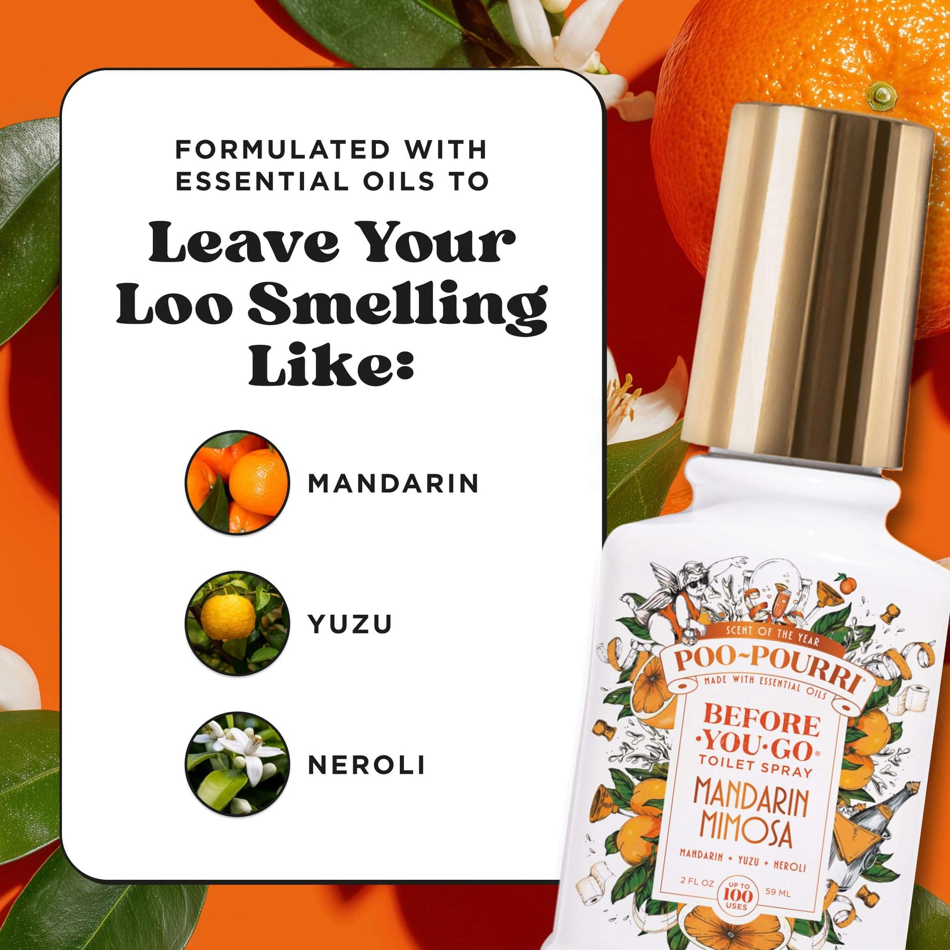 Poo~Pourri Mandarin Mimosa 2oz