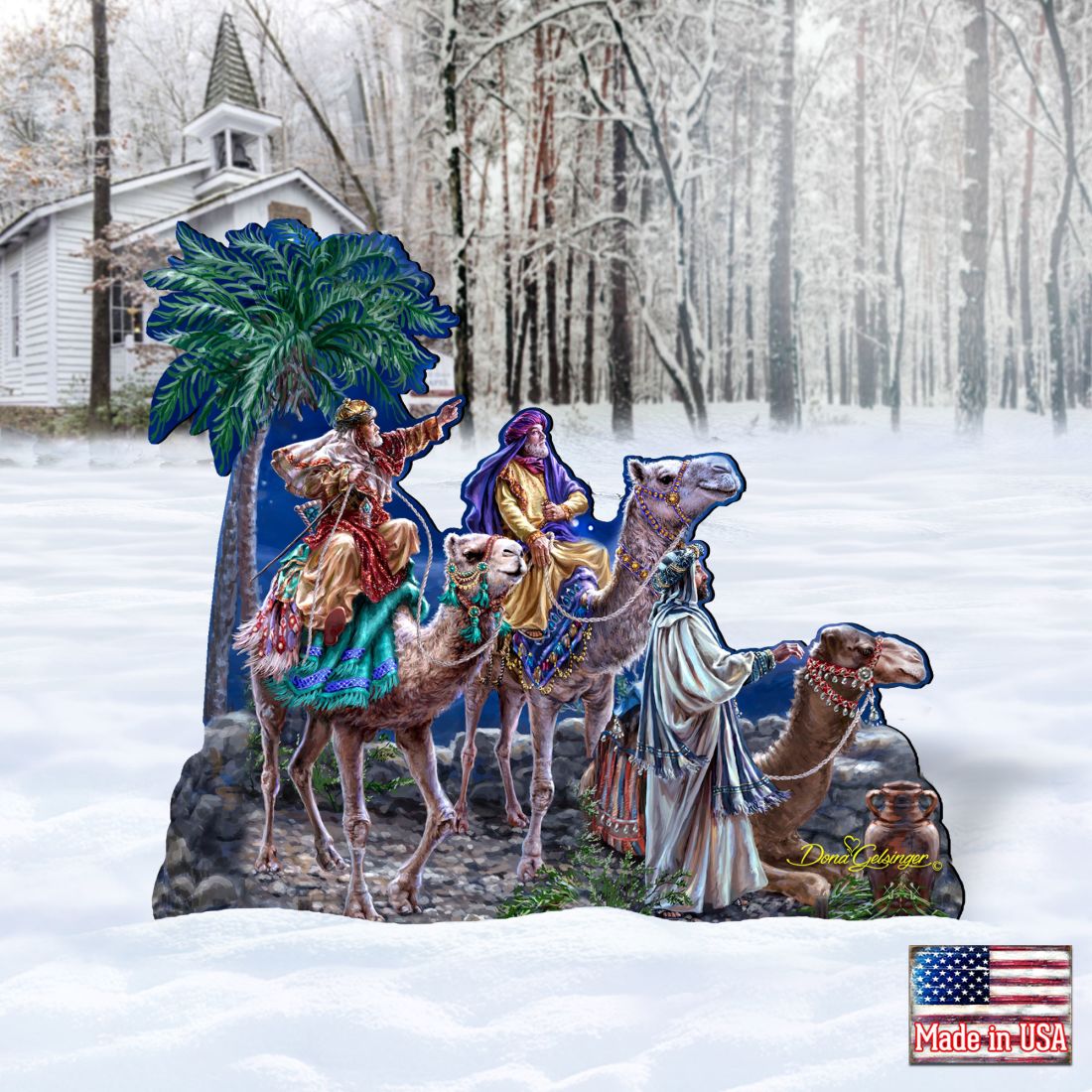 The Magic of Three Kings Nativity Outdoor Decor by D. Gelsinger - Nativity Holiday Decor - 8461022F-1810